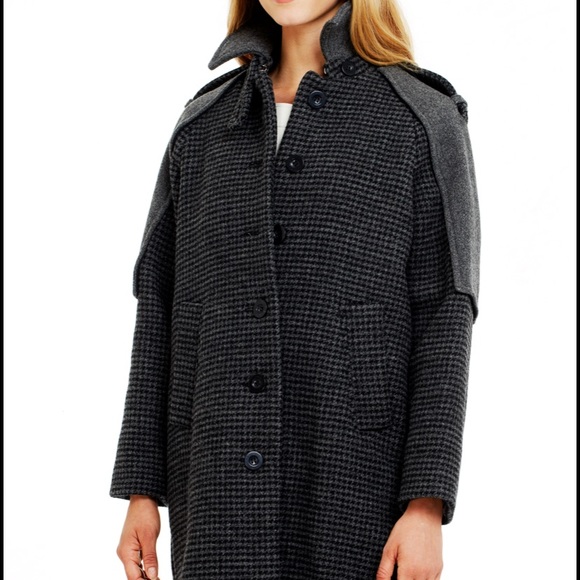 Rebecca Minkoff Tweed Mid-length Jude Coat - Picture 2 of 6